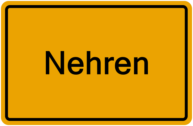 Handelsregisterauszug Nehren