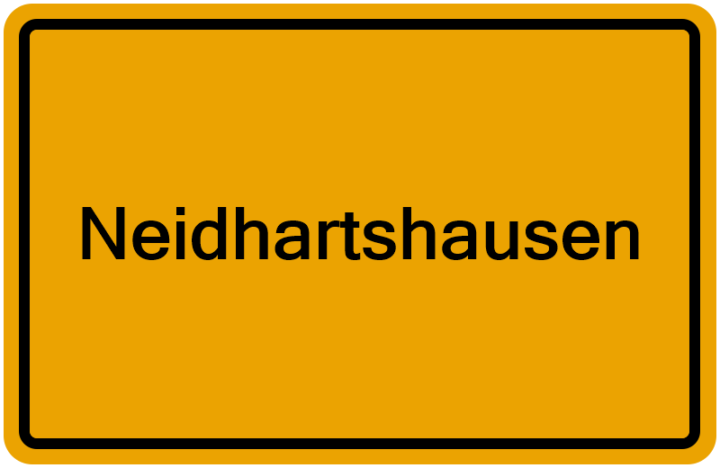Handelsregisterauszug Neidhartshausen