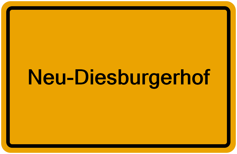 Handelsregisterauszug Neu-Diesburgerhof