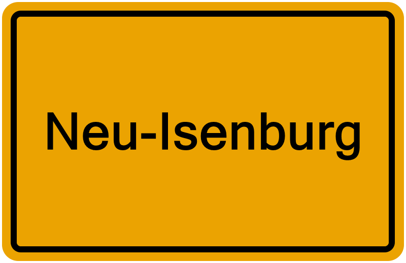 Handelsregisterauszug Neu-Isenburg