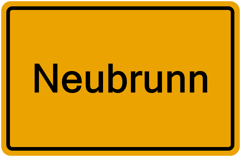 Handelsregisterauszug Neubrunn