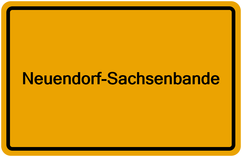 Handelsregisterauszug Neuendorf-Sachsenbande