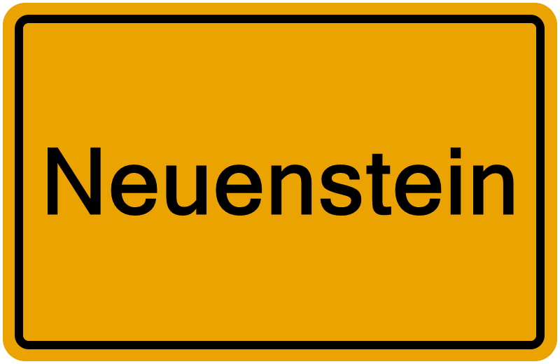 Handelsregisterauszug Neuenstein
