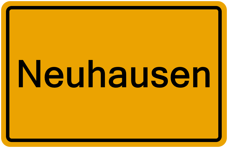 Handelsregisterauszug Neuhausen