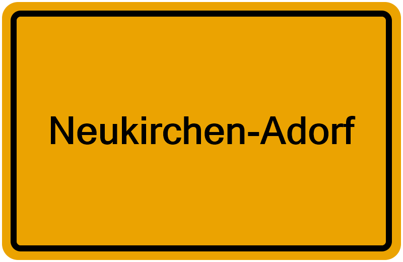 Handelsregisterauszug Neukirchen-Adorf
