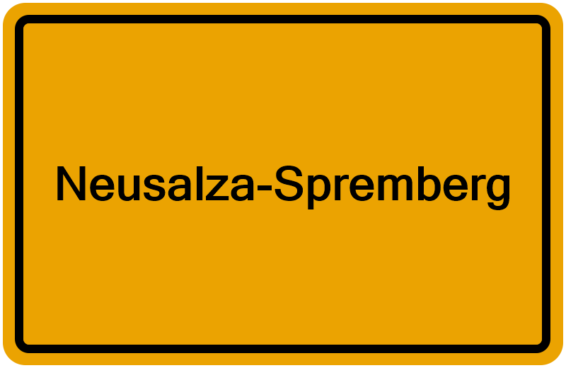 Handelsregisterauszug Neusalza-Spremberg