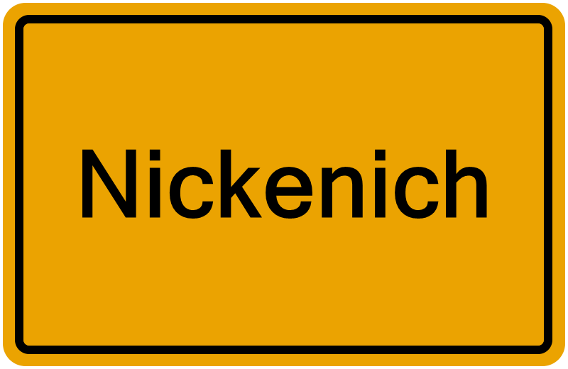 Handelsregisterauszug Nickenich
