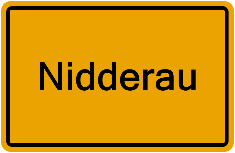 Handelsregisterauszug Nidderau