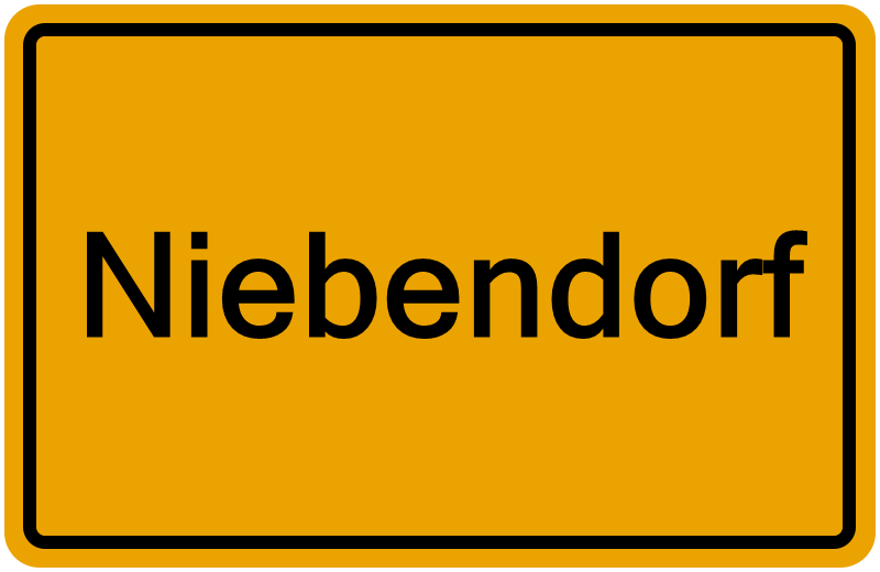 Handelsregisterauszug Niebendorf