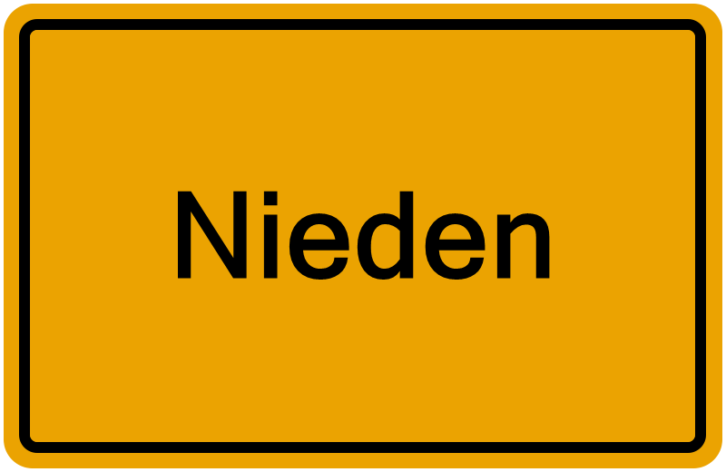 Handelsregisterauszug Nieden