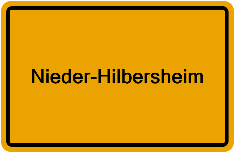 Handelsregisterauszug Nieder-Hilbersheim