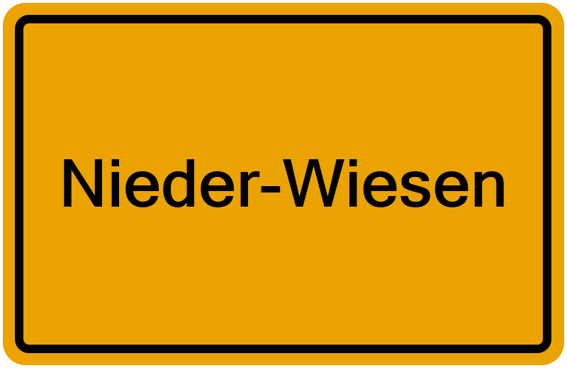Handelsregisterauszug Nieder-Wiesen