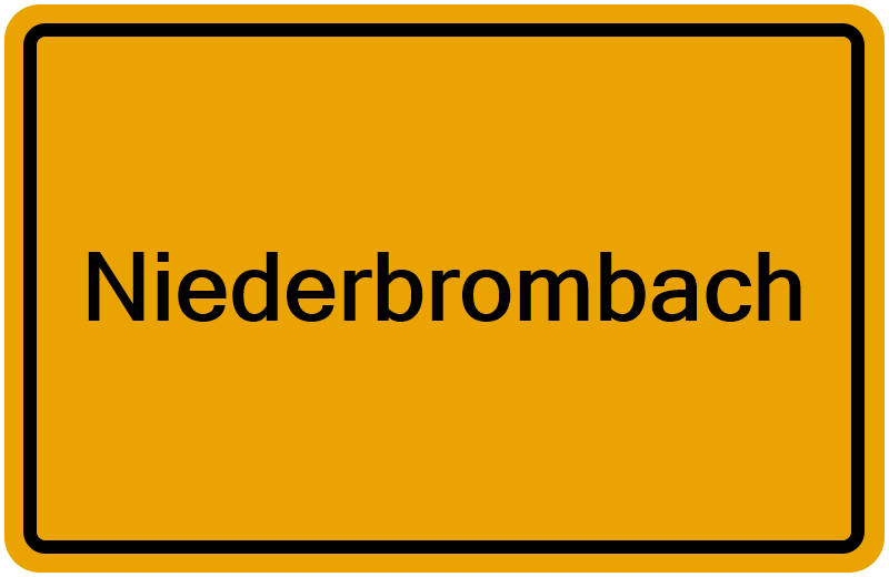 Handelsregisterauszug Niederbrombach