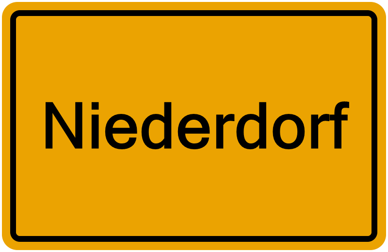Handelsregisterauszug Niederdorf