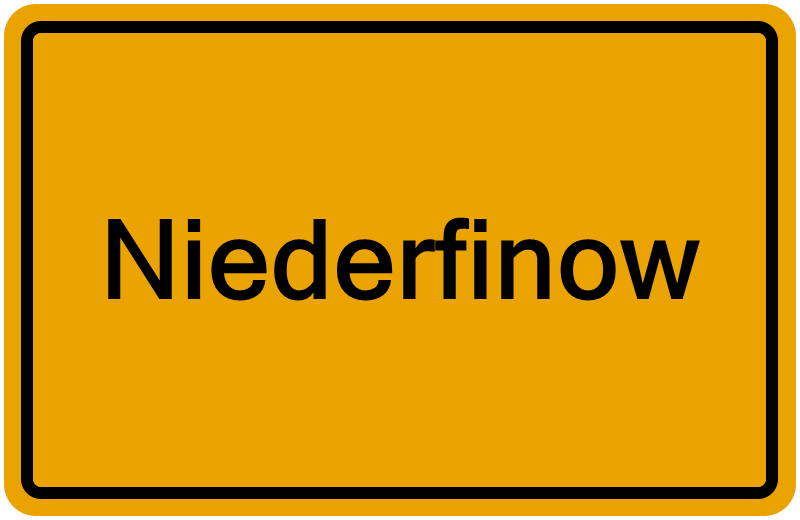 Handelsregisterauszug Niederfinow