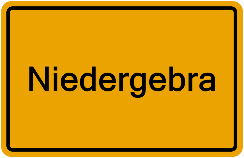 Handelsregisterauszug Niedergebra