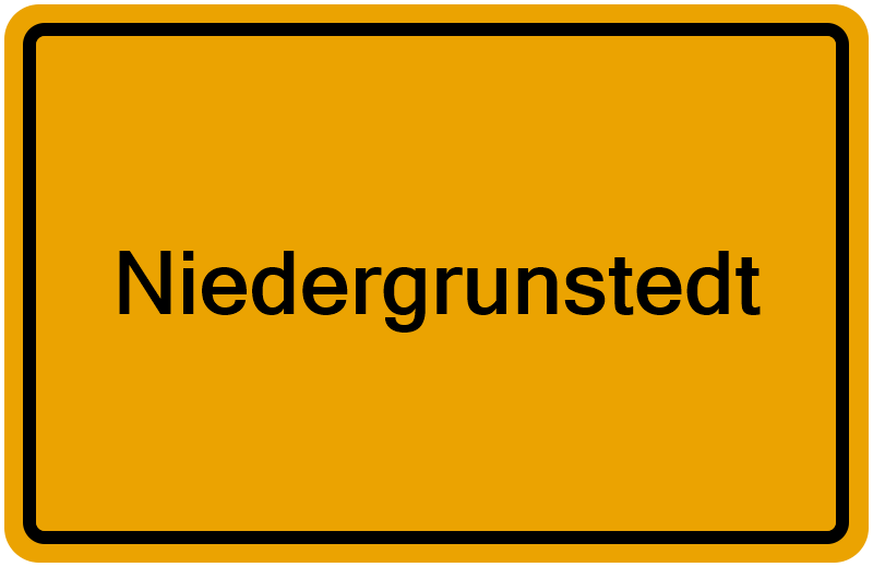 Handelsregisterauszug Niedergrunstedt