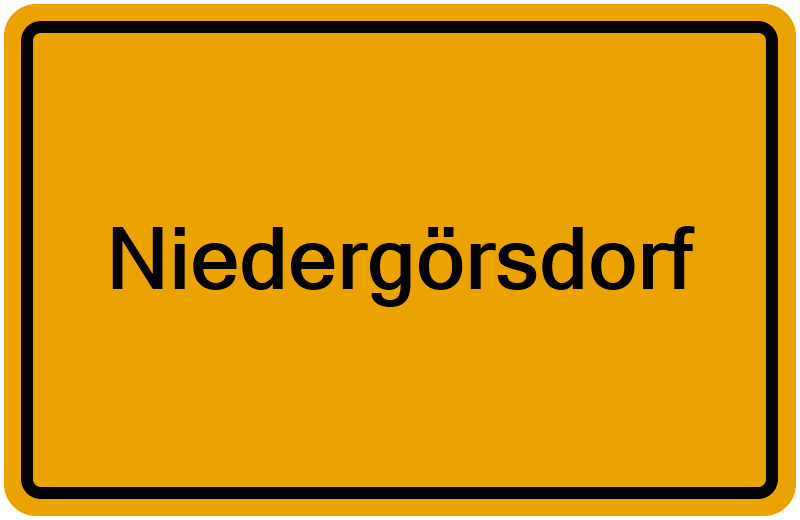 Handelsregisterauszug Niedergörsdorf
