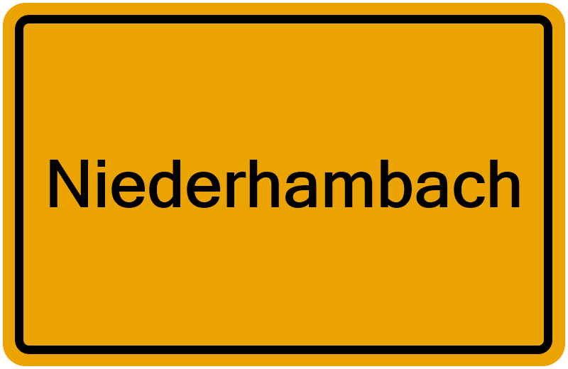 Handelsregisterauszug Niederhambach