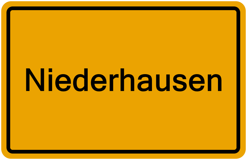 Handelsregisterauszug Niederhausen