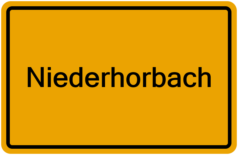 Handelsregisterauszug Niederhorbach