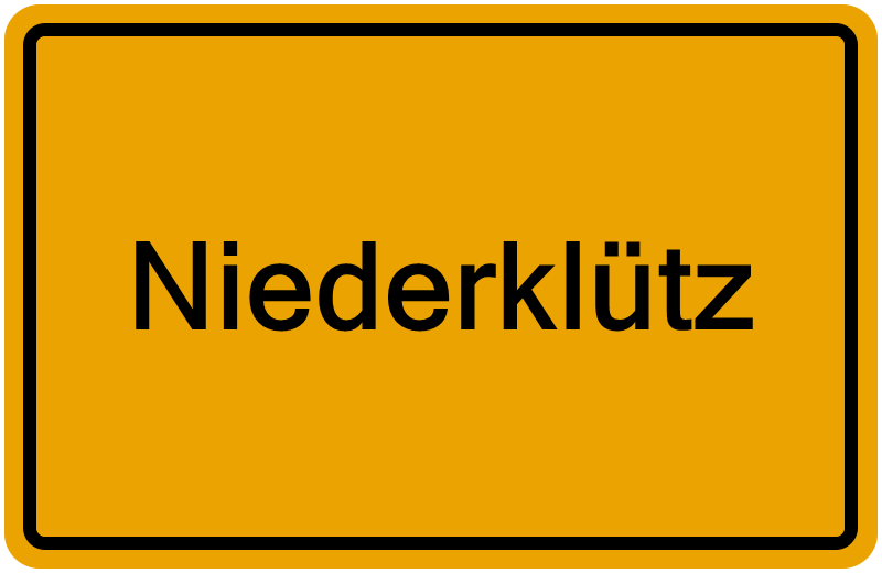 Handelsregisterauszug Niederklütz