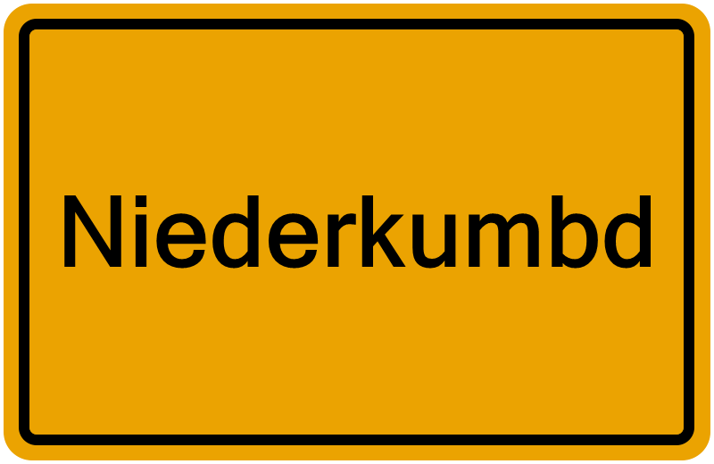 Handelsregisterauszug Niederkumbd