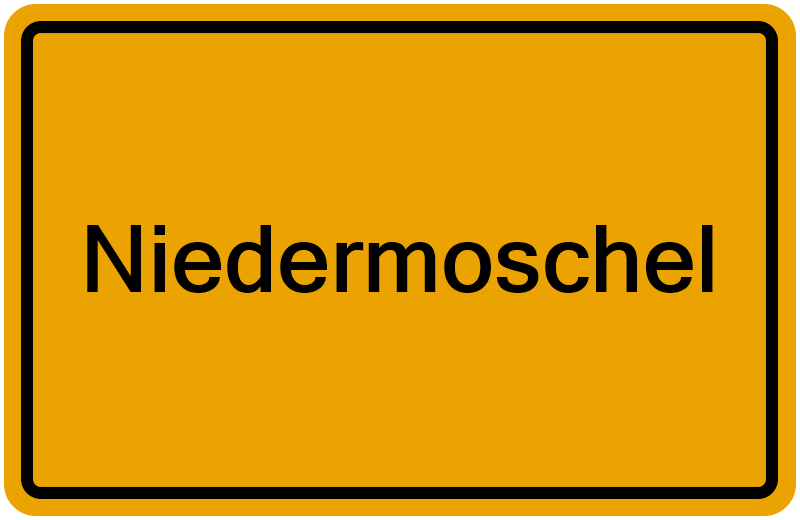 Handelsregisterauszug Niedermoschel