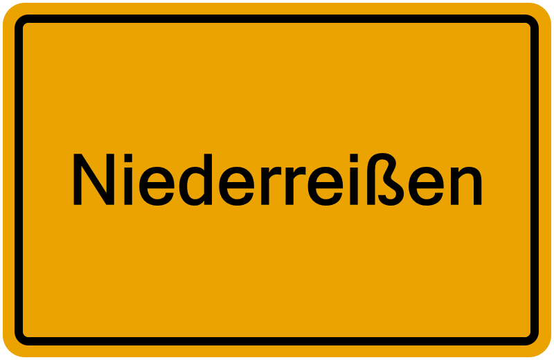 Handelsregisterauszug Niederreißen