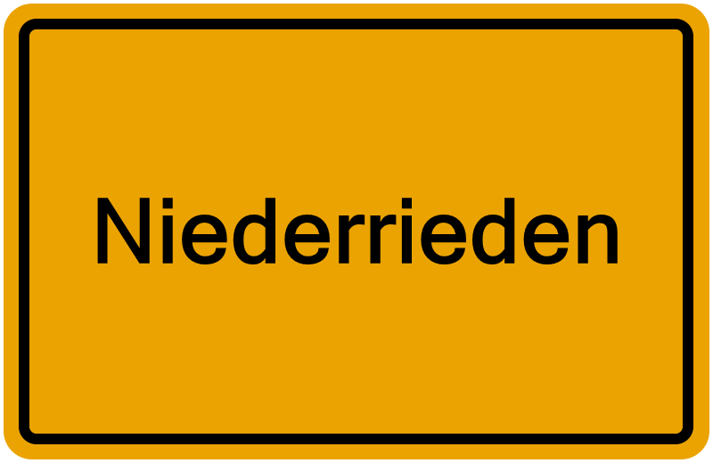 Handelsregisterauszug Niederrieden