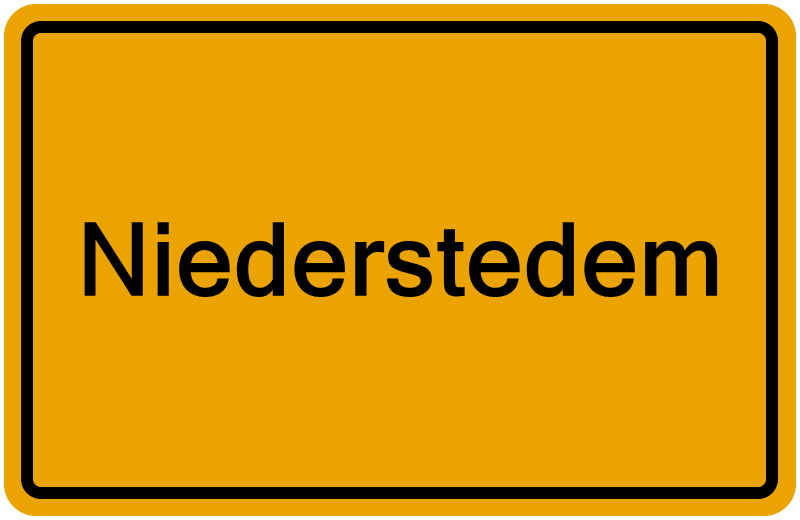 Handelsregisterauszug Niederstedem