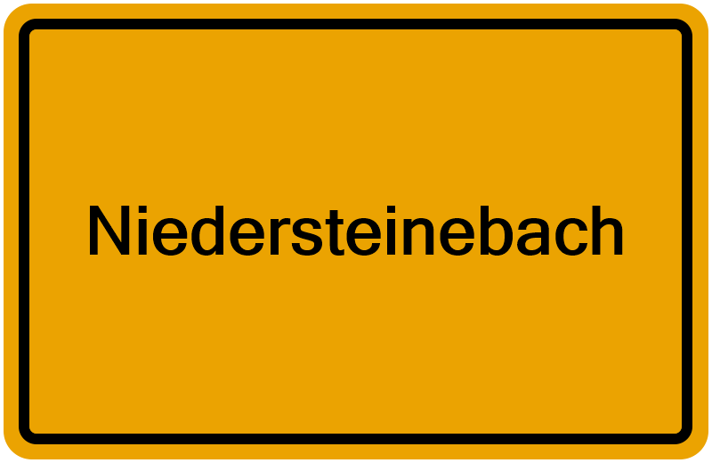Handelsregisterauszug Niedersteinebach