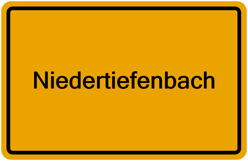 Handelsregisterauszug Niedertiefenbach