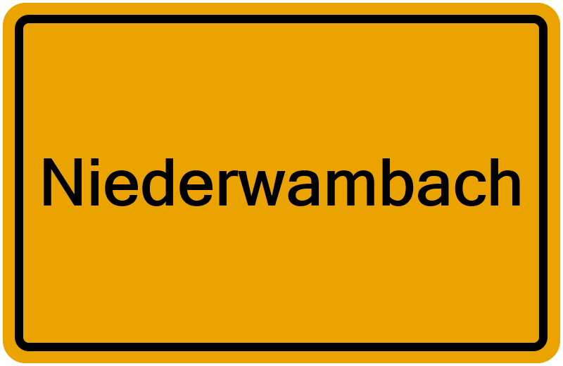 Handelsregisterauszug Niederwambach