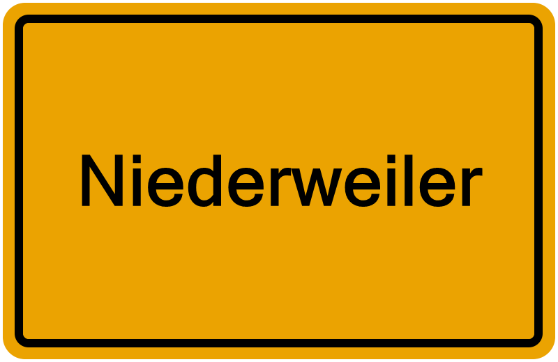 Handelsregisterauszug Niederweiler