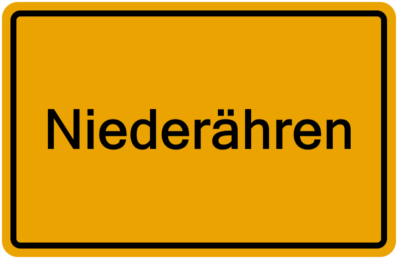 Handelsregisterauszug Niederähren