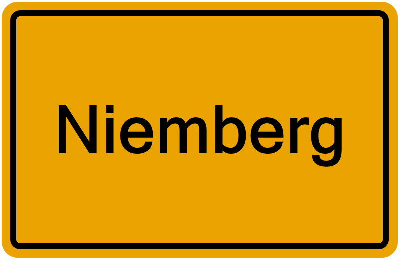 Handelsregisterauszug Niemberg