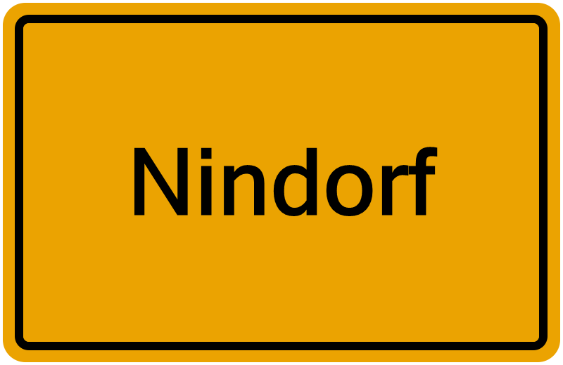 Handelsregisterauszug Nindorf