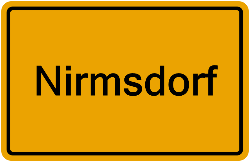 Handelsregisterauszug Nirmsdorf