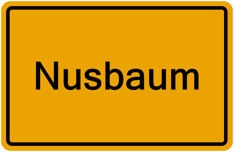 Handelsregisterauszug Nusbaum