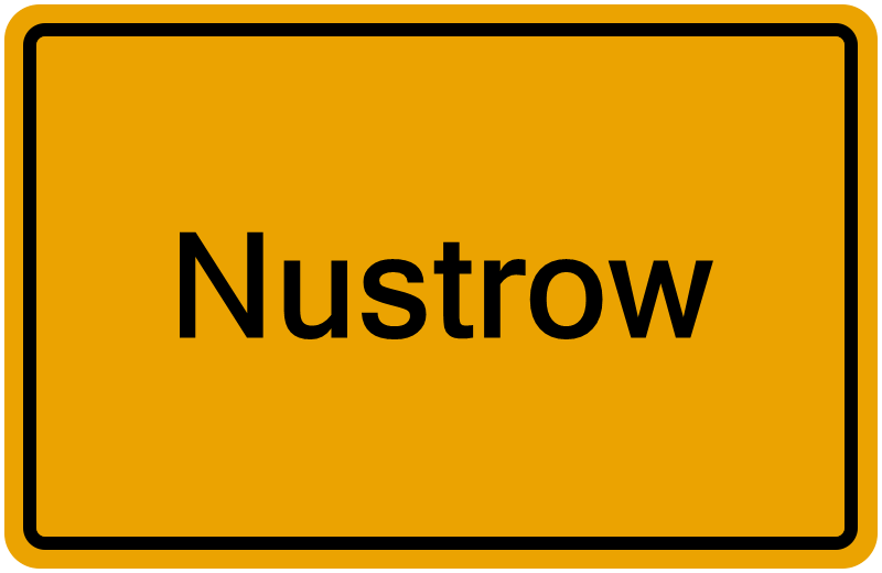 Handelsregisterauszug Nustrow