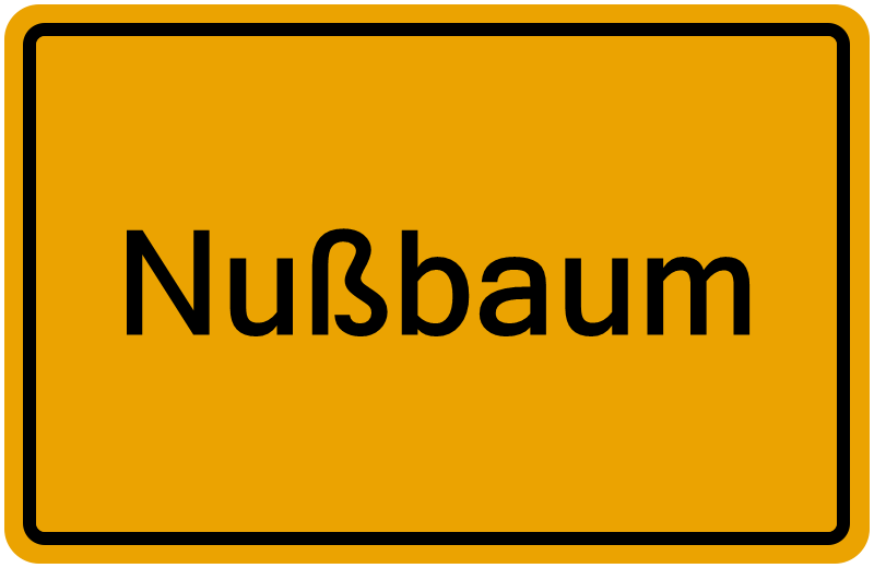 Handelsregisterauszug Nußbaum