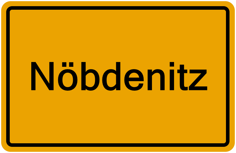 Handelsregisterauszug Nöbdenitz