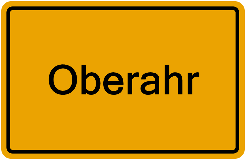 Handelsregisterauszug Oberahr