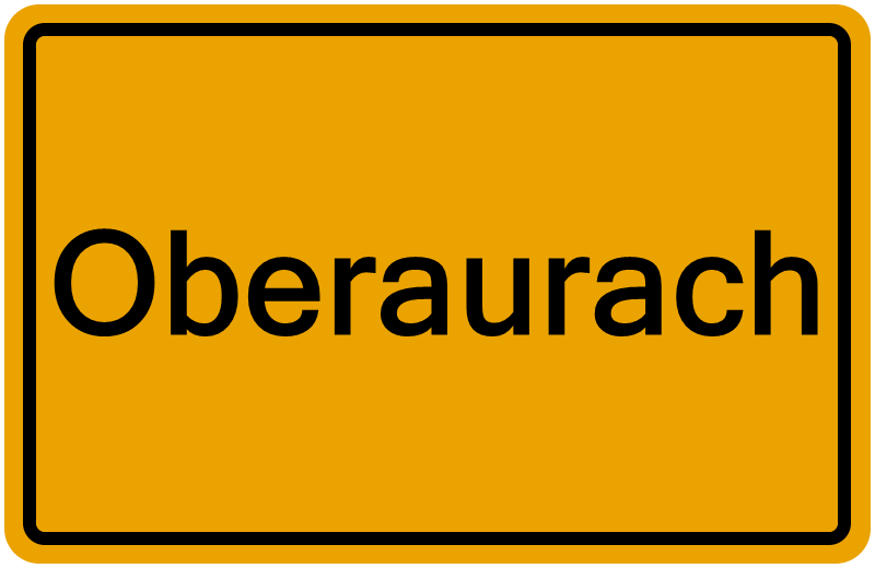 Handelsregisterauszug Oberaurach