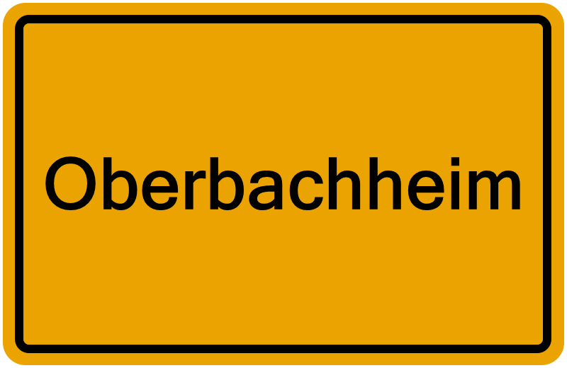 Handelsregisterauszug Oberbachheim
