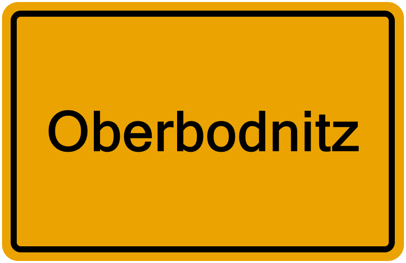 Handelsregisterauszug Oberbodnitz