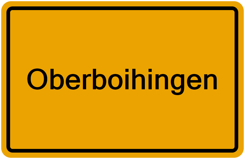 Handelsregisterauszug Oberboihingen