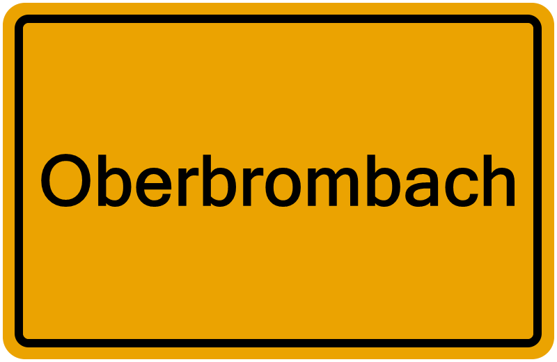 Handelsregisterauszug Oberbrombach