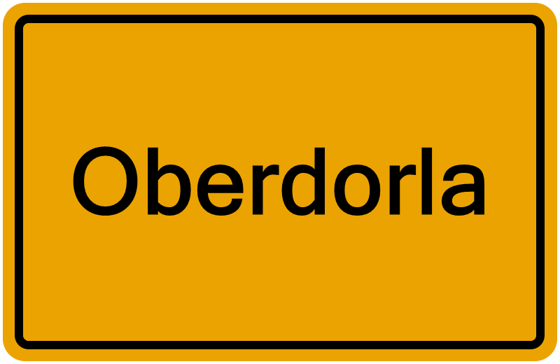 Handelsregisterauszug Oberdorla